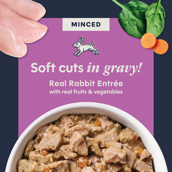 Instinct Minced Cups Rabbit Recipe Wet Cat Food