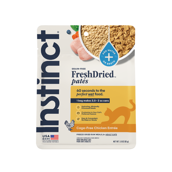 Instinct FreshDried Patés Chicken Recipe Freeze-Dried Cat Food