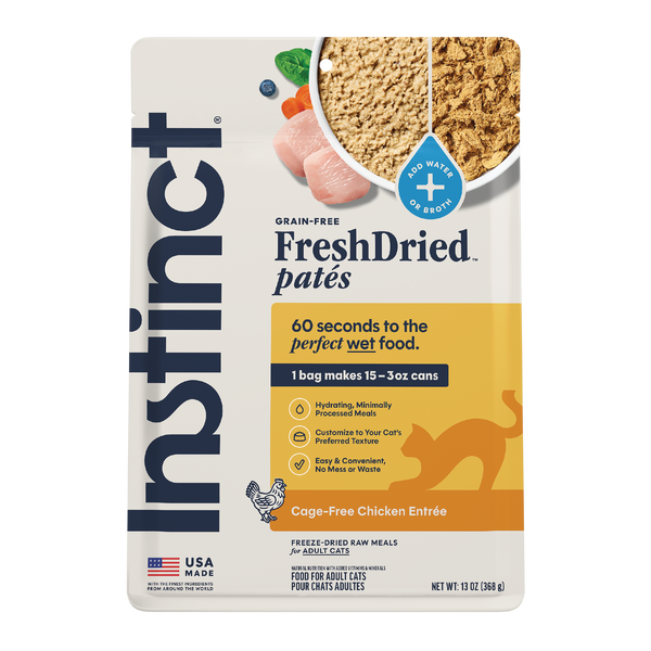 Instinct FreshDried Patés Chicken Recipe Freeze-Dried Cat Food