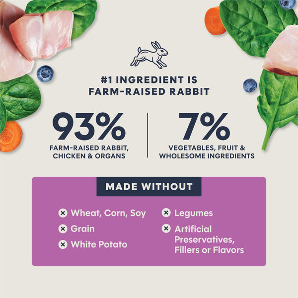 Instinct FreshDried Pate Rabbit Recipe Cat Food, additional view 3