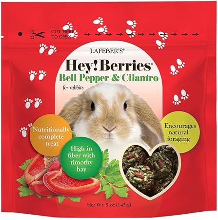 Lafebers Hey! Berries Bell Pepper & Cilantro Rabbit Treats
