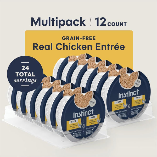 Instinct Pate Split Cup Grain Free - Real Chicken Entrée Wet Cat Food