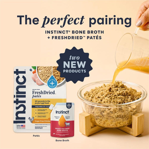 Instinct Beef Bone Broth, Meal Topper for Cats