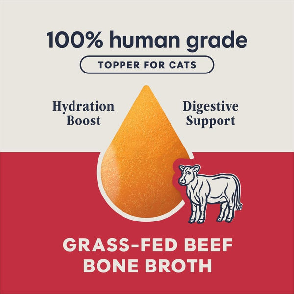 Instinct Beef Bone Broth, Meal Topper for Cats