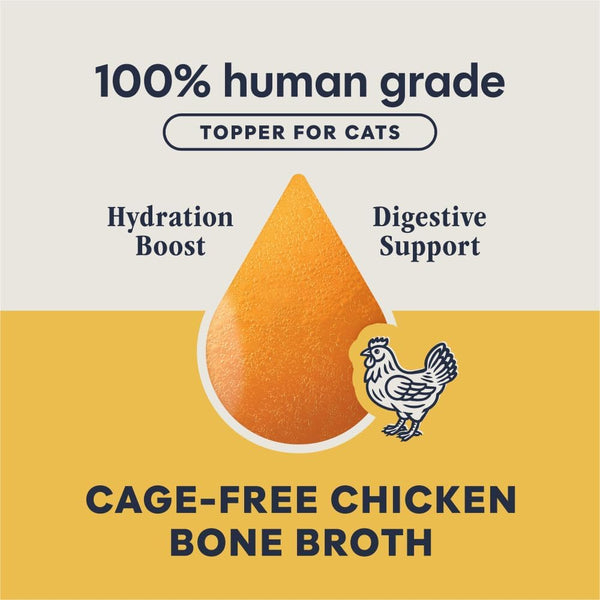 Instinct Chicken Bone Broth, Meal Topper for Cats