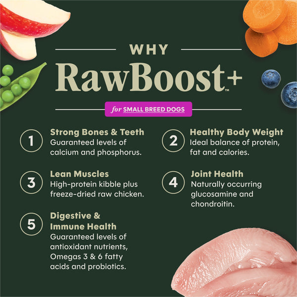 Instinct RawBoost+ Kibble for Small Breed Dogs Real Chicken Recipe Dry Dog Food