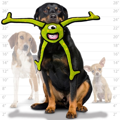 VIP Tuffy Alien Green Legs Ball Dog Toy