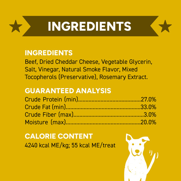 Wag More Bark Less Jerky, Philly Cheesesteak Beef, additional view 2