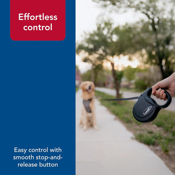 Coastal pet Power Walker Retractable Reflective Dog Leash with Comfort Grip
