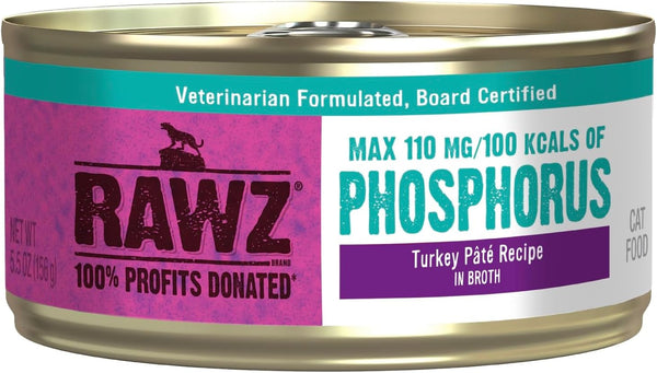 RAWZ Phosphorus Turkey Pate Recipe Wet Cat Food