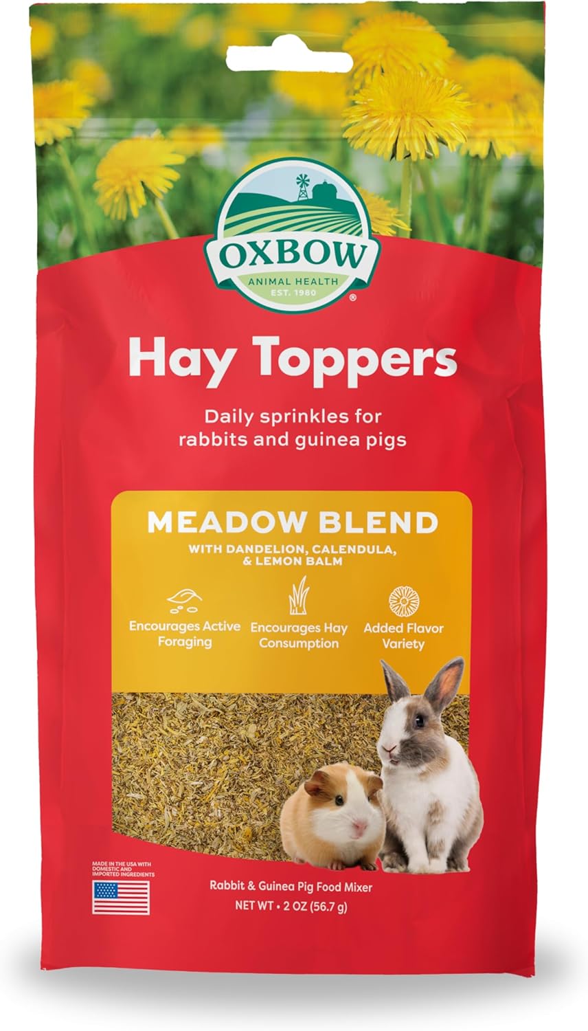 Oxbow Hay Toppers Meadow Blend for Rabbits & Guinea Pigs