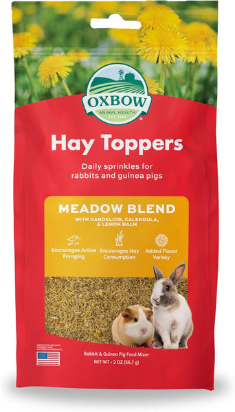 Oxbow Hay Toppers Meadow Blend for Rabbits & Guinea Pigs