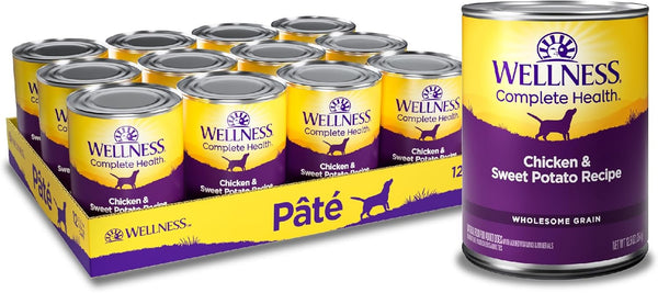 Wellness Complete Health Natural Chicken and Sweet Potato Recipe Wet Dog Food