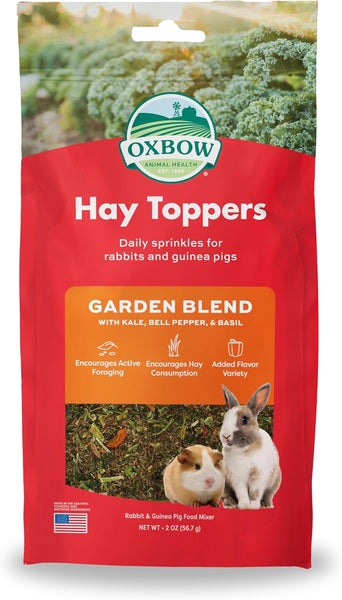 Oxbow Hay Toppers Garden Blend for Rabbits & Guinea Pigs