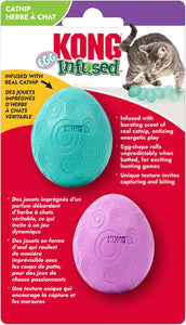 Kong Catnip Infused 2-Pack Egg Cat Toys
