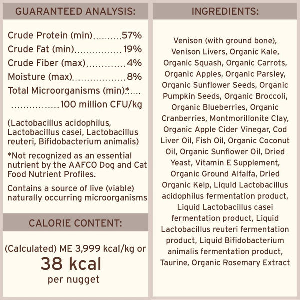 Primal Nuggets Venison Freeze-Dried Dog Food