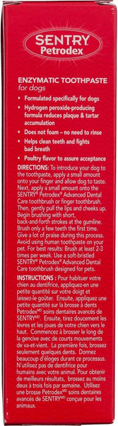 Petrodex Enzomatic Dental Care Toothpaste for Dogs, side of tube