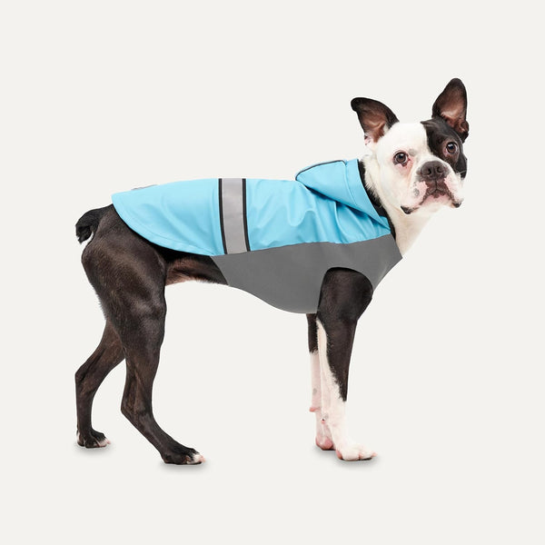 Goo-Eez Blue/Grey Reflective Raincoat