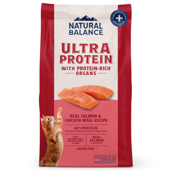 Natural Balance Ultra Protein Real Salmon & Chicken Meal Recipe Dry Cat Food