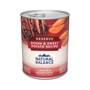 Natural Balance Limited Ingredient Bison & Sweet Potato Recipe Paté Wet Dog Food