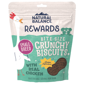Natural Balance Crunchy Biscuits With Real Chicken Small Breed Recipe Dog Treats