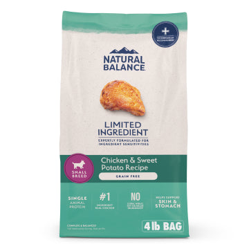Natural Balance Limited Ingredient Grain Free Small Breed Chicken & Sweet Potato Dry Dog Food