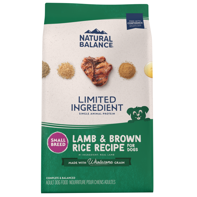 Natural Balance L.I.D. Limited Ingredient Diets Lamb & Brown Rice Formula Small Breed Bites Dry Dog Food