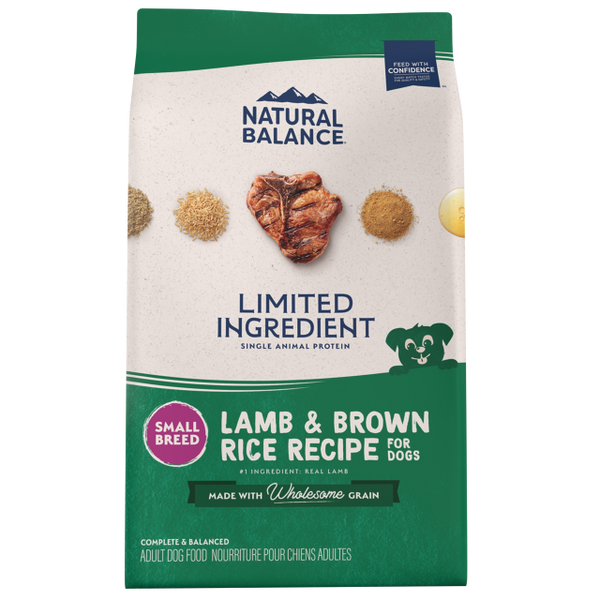 Natural Balance L.I.D. Limited Ingredient Diets Lamb & Brown Rice Formula Small Breed Bites Dry Dog Food