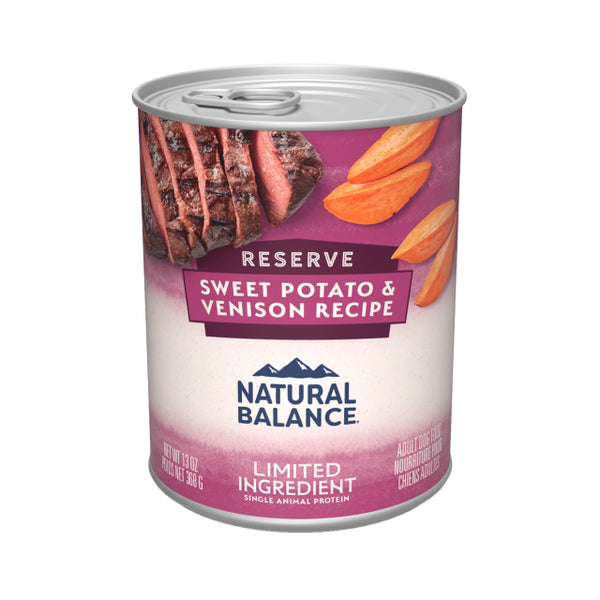 Natural Balance Limited Ingredient Sweet Potato & Venison Recipe Paté Canned Dog Food SPECIAL ORDER
