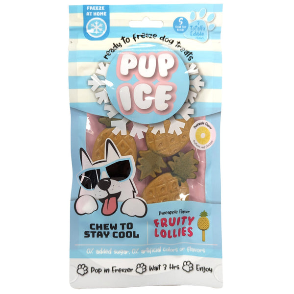 Pup Ice Fruity Lollies Pineapple 3-Pack