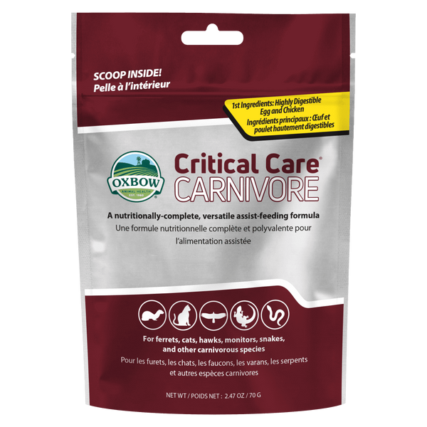 Oxbow Critical Care Carnivore, 70 g pouch