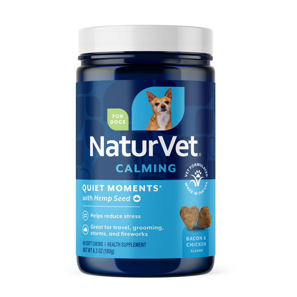 NaturVet Quiet Moments with Hemp Seed Calming Soft Chews