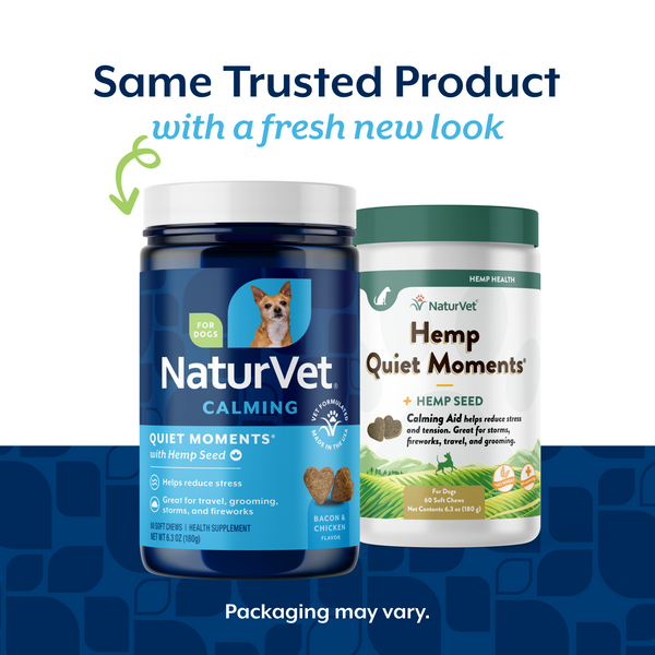 NaturVet Quiet Moments with Hemp Seed Calming Soft Chews, additional view 1