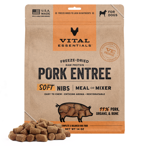 Vital Essentials Freeze-Dried Raw Soft Nibs Dog Food 14 oz, additional view 2