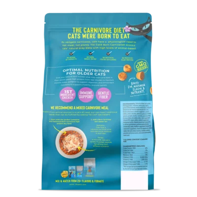 Tiki Cat Born Carnivore Silver Senior Health Dry Cat Food, additional view 1