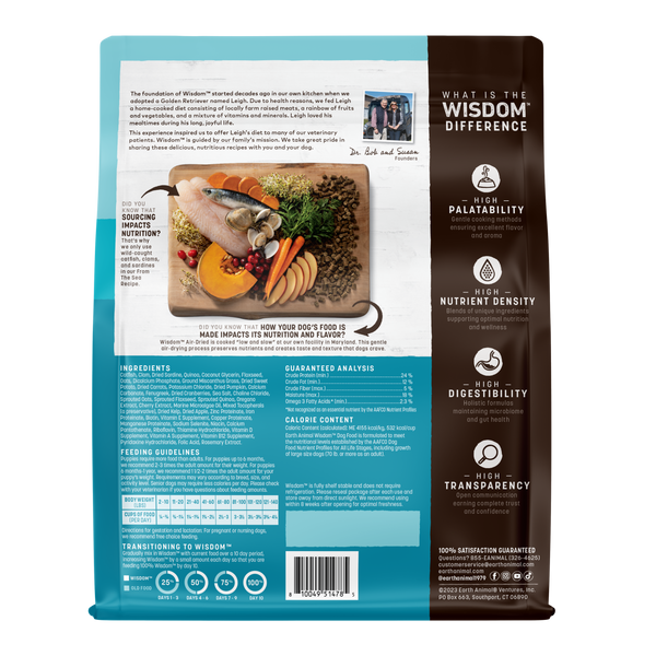 Earth Animal Wisdom Air Dried From the Sea Dog Food