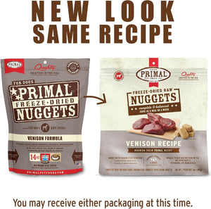 Primal Nuggets Venison Freeze-Dried Dog Food