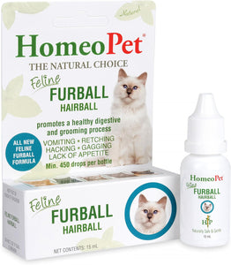 HomeoPet Feline Furball Hairball Relief