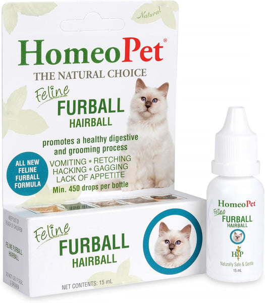 HomeoPet Feline Furball Hairball Relief