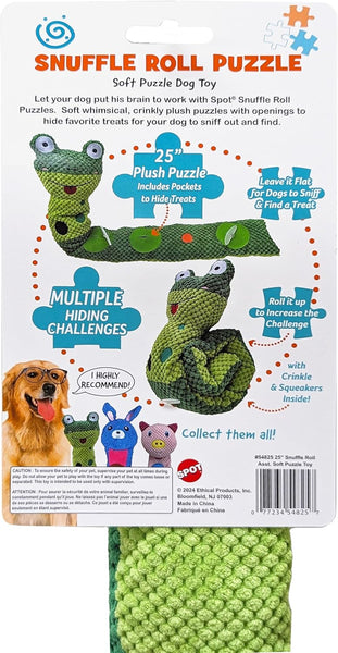 Ethical Pet Snuffle Roll Puzzle Dog Toy