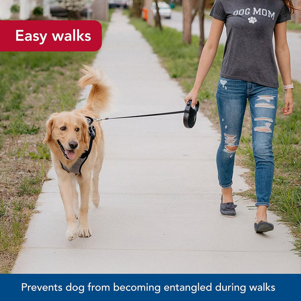 Coastal pet Power Walker Retractable Reflective Dog Leash with Comfort Grip