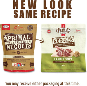 Primal Nuggets Lamb Freeze-Dried Dog Food