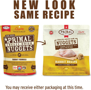 Primal Nuggets Rabbit Freeze-Dried Dog Food