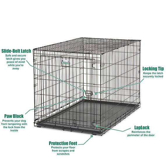 MidWest Contour Folding Wire Dog Crate, additional view 1