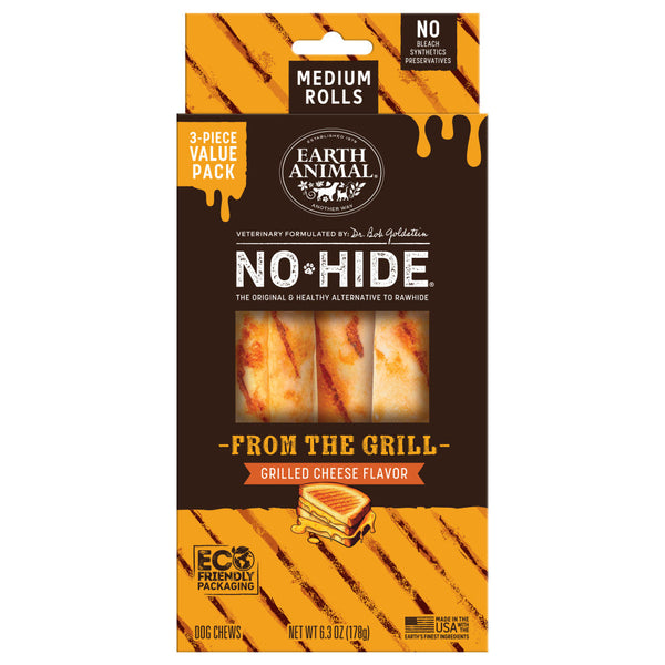 Earth Animal No-Hide Grilled Cheese medium rolls 3 pack value pack