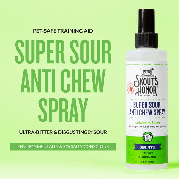Skout's Honor Super Sour! Anti Chew Spray, 8 oz spray, additional view 3