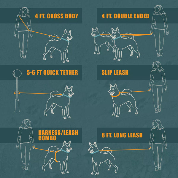 Coastal K9 Explorer Trek Multi-Function Rope Leash, 8 ft, additional view 7