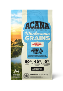 Acana LID Duck & Pumpkin + Wholesome Grains Dry Dog Food