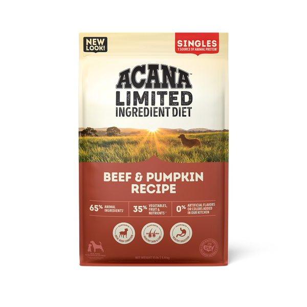 ACANA Singles, Beef & Pumpkin Recipe Dry Dog Food
