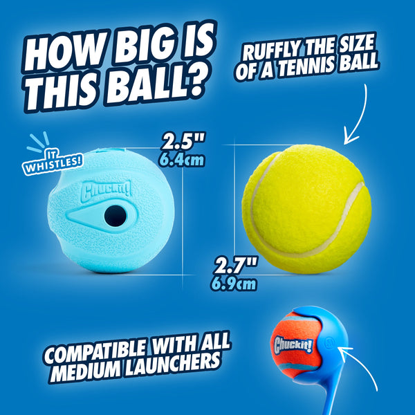Chuckit! The Whistler Ball, Medium, additional view 1